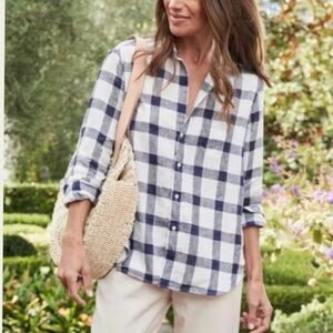 Frank & Eileen Eileen Italian Linen Shirt Women’s S